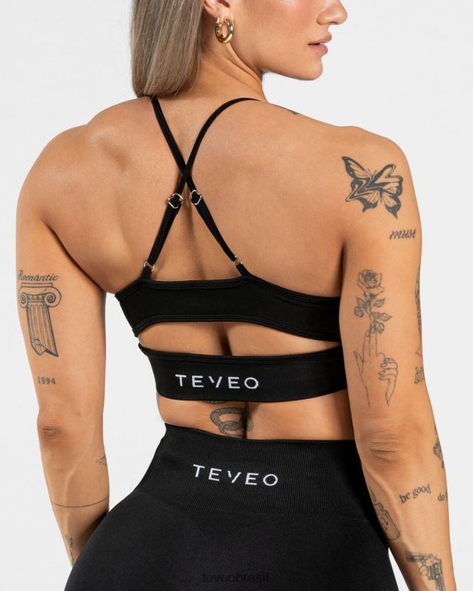 roupas mulheres TEVEO FJ4TZV287 elevar bh preto