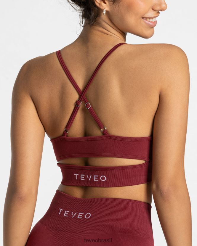 roupas mulheres TEVEO FJ4TZV288 elevar bh vinho vermelho