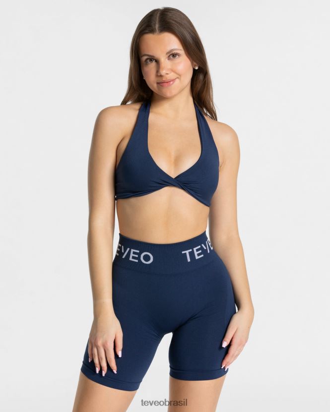 roupas mulheres TEVEO FJ4TZV294 assinatura torcida bh azul escuro