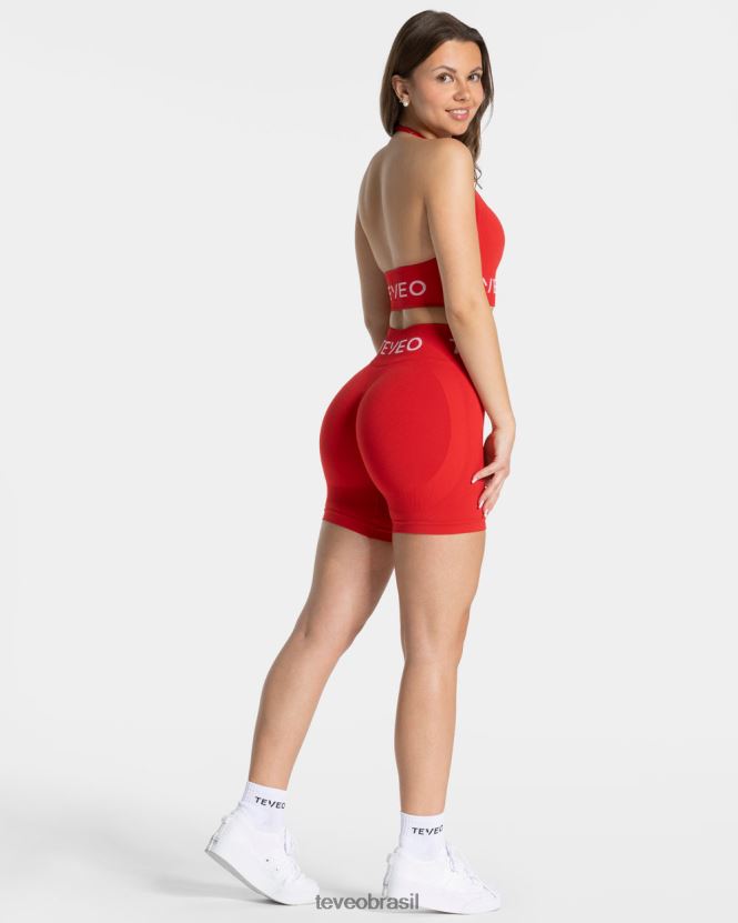 roupas mulheres TEVEO FJ4TZV295 colar de assinatura bh vermelho