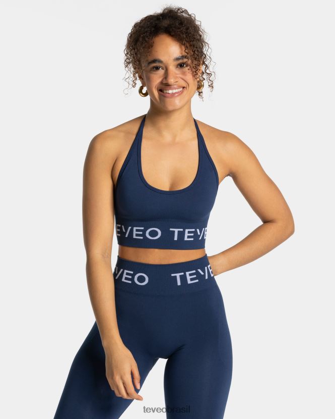 roupas mulheres TEVEO FJ4TZV296 colar de assinatura bh azul escuro