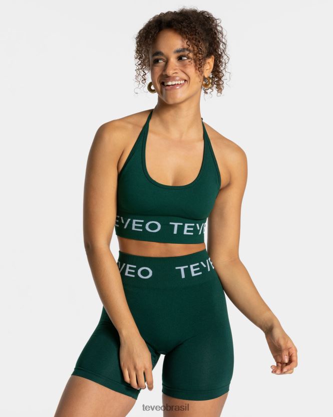 roupas mulheres TEVEO FJ4TZV299 colar de assinatura bh verde escuro