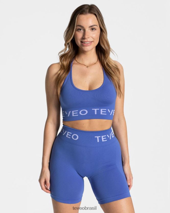 roupas mulheres TEVEO FJ4TZV308 colar de assinatura bh azul real