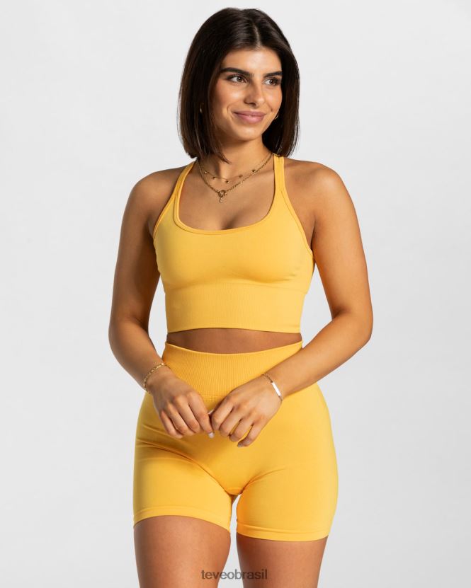 roupas mulheres TEVEO FJ4TZV322 sutiã de declaração amarelo