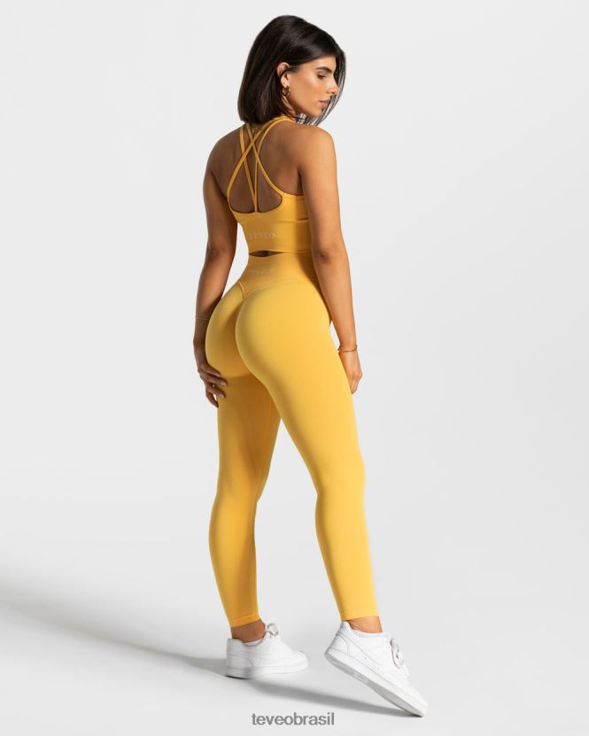 roupas mulheres TEVEO FJ4TZV322 sutiã de declaração amarelo