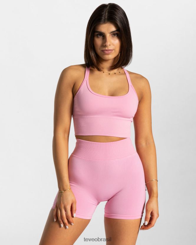 roupas mulheres TEVEO FJ4TZV329 sutiã de declaração rosa