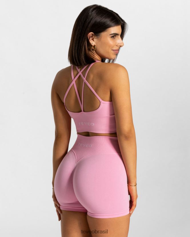 roupas mulheres TEVEO FJ4TZV329 sutiã de declaração rosa