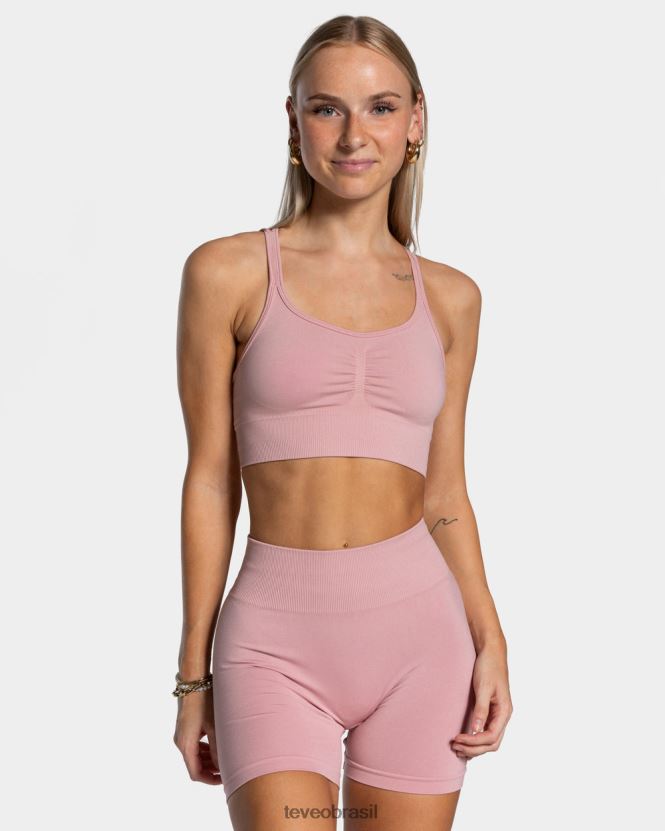 roupas mulheres TEVEO FJ4TZV340 elástico atemporal bh rosa