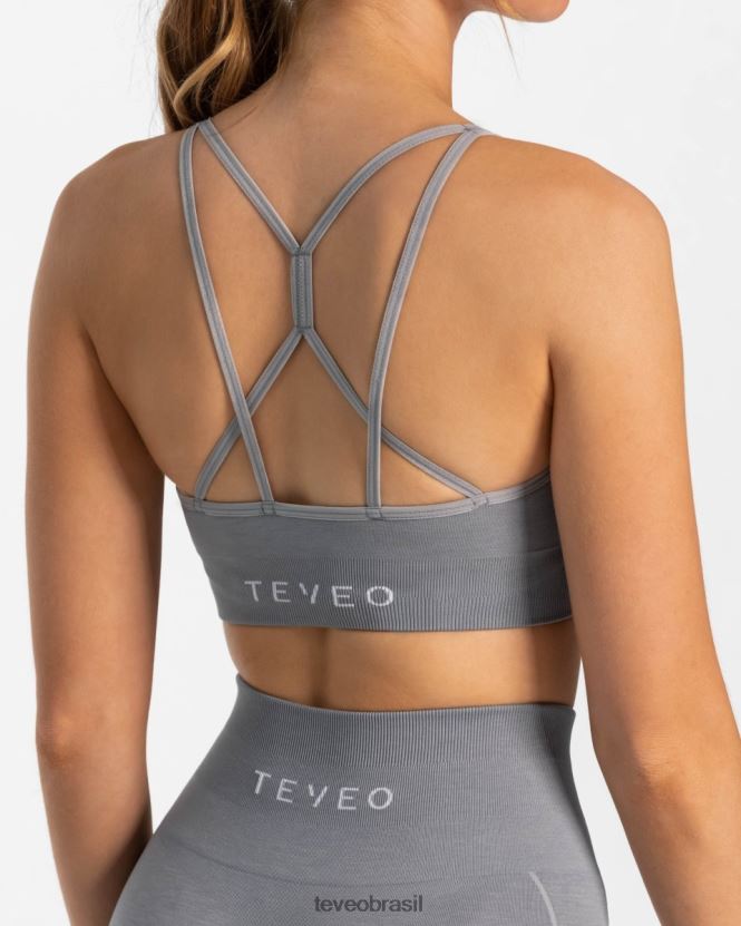 roupas mulheres TEVEO FJ4TZV375 sutiã verdadeiro aço azul