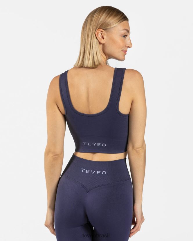 roupas mulheres TEVEO FJ4TZV387 sensação bh azul escuro