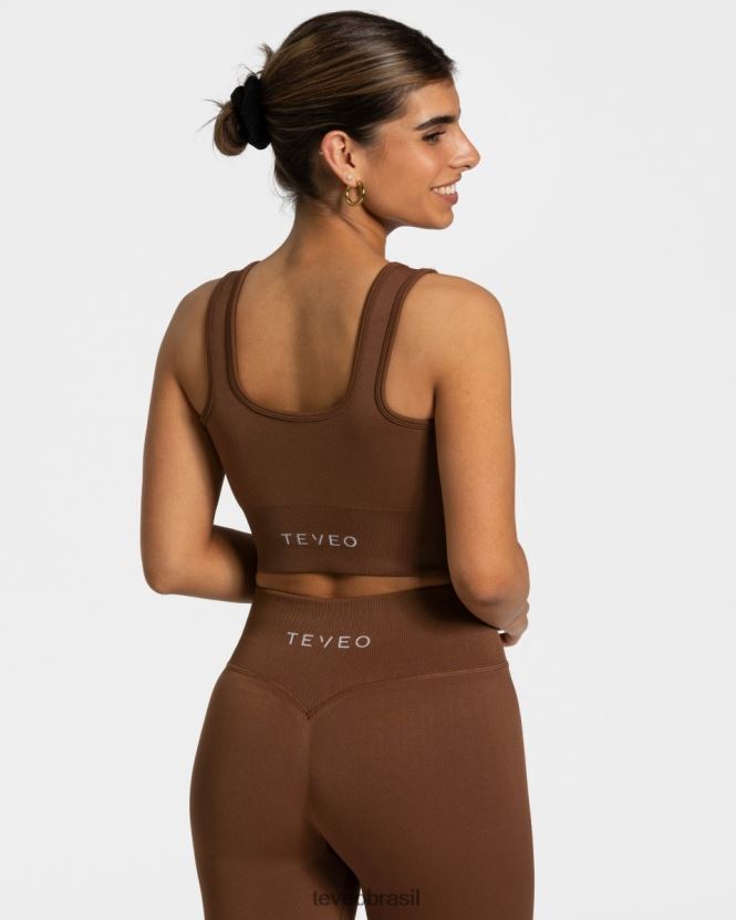 roupas mulheres TEVEO FJ4TZV391 sensação bh caramelo