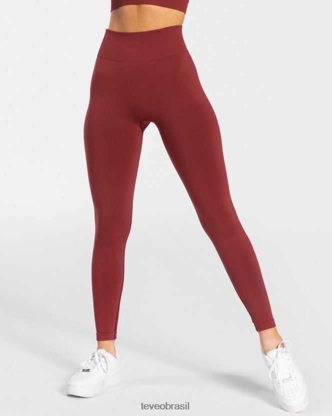 roupas mulheres TEVEO FJ4TZV101 legging atemporal vinho vermelho