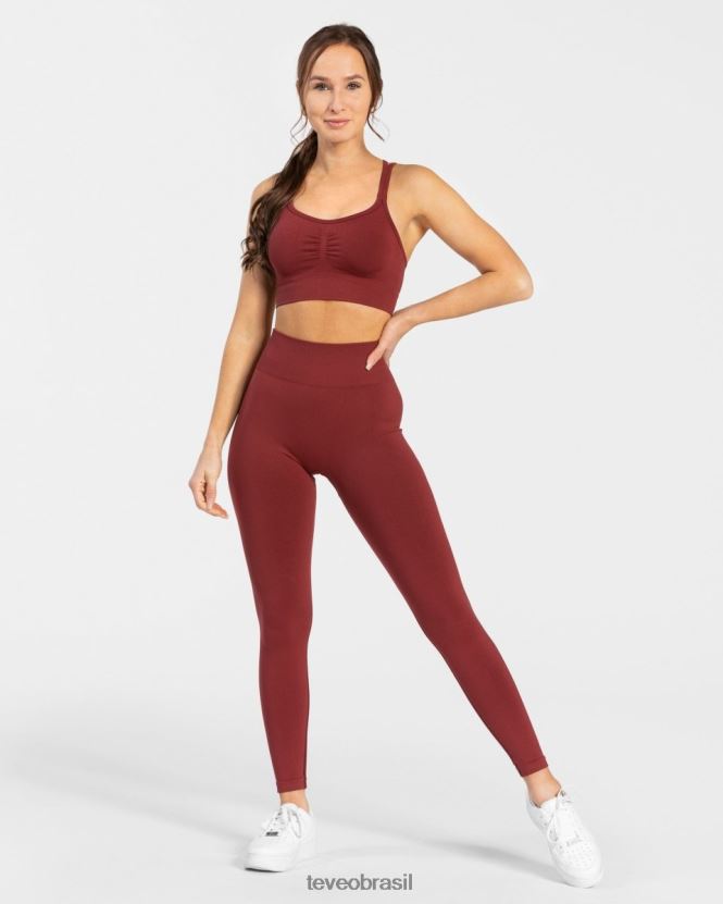 roupas mulheres TEVEO FJ4TZV101 legging atemporal vinho vermelho