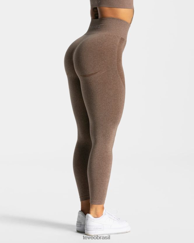 roupas mulheres TEVEO FJ4TZV121 legging evolução v2 café