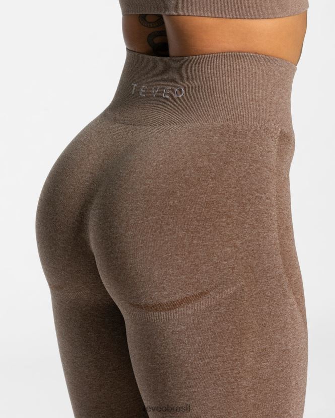 roupas mulheres TEVEO FJ4TZV121 legging evolução v2 café