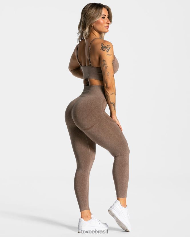 roupas mulheres TEVEO FJ4TZV121 legging evolução v2 café