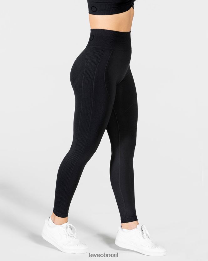 roupas mulheres TEVEO FJ4TZV122 legging de foco preto