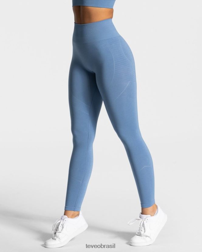 roupas mulheres TEVEO FJ4TZV129 verdadeiras leggings azul