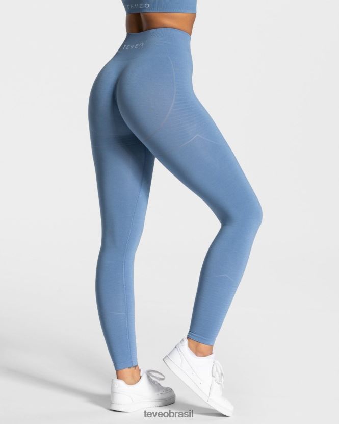 roupas mulheres TEVEO FJ4TZV129 verdadeiras leggings azul