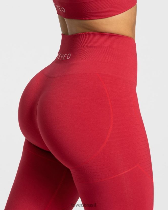 roupas mulheres TEVEO FJ4TZV133 verdadeiras leggings vermelho