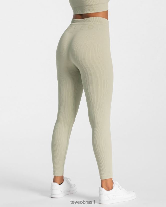 roupas mulheres TEVEO FJ4TZV143 leggings com nervuras sábio