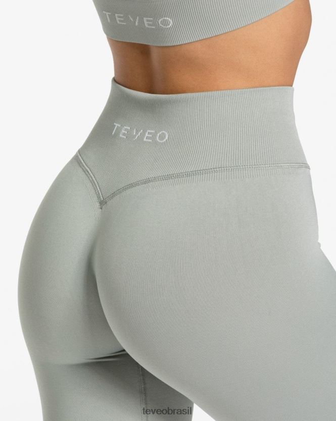 roupas mulheres TEVEO FJ4TZV147 leggings de sensação cinza