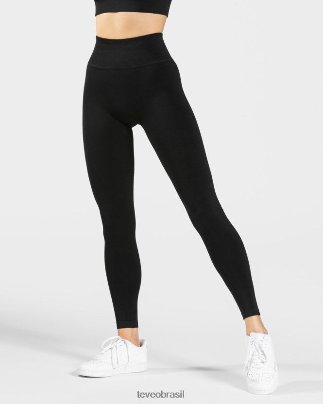 roupas mulheres TEVEO FJ4TZV149 leggings de sensação preto