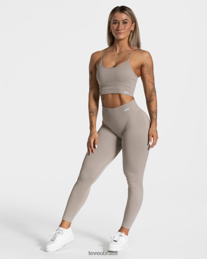 roupas mulheres TEVEO FJ4TZV155 leggings elegantes pedra