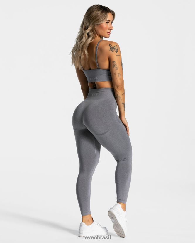 roupas mulheres TEVEO FJ4TZV158 legging evolução v2 cinza