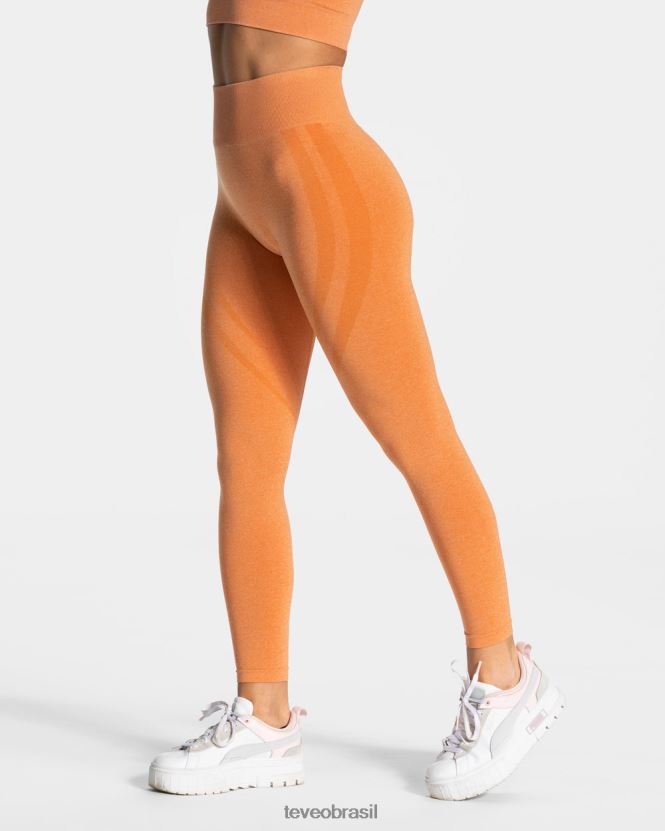 roupas mulheres TEVEO FJ4TZV159 legging evolução v2 laranja