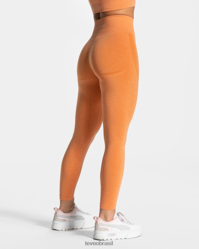 roupas mulheres TEVEO FJ4TZV159 legging evolução v2 laranja