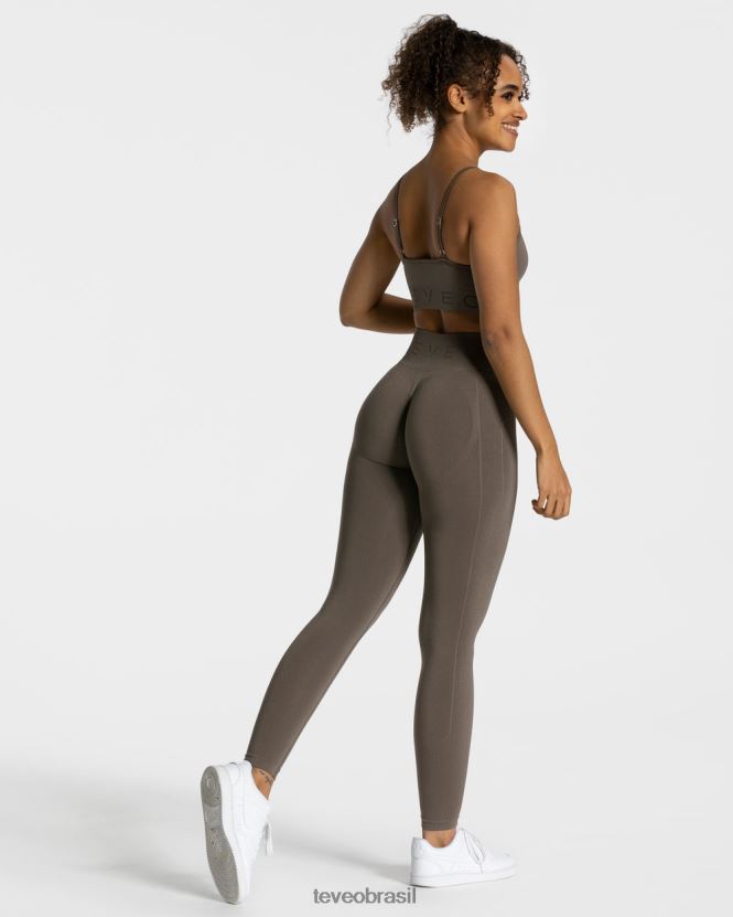 roupas mulheres TEVEO FJ4TZV160 legging de foco cinza