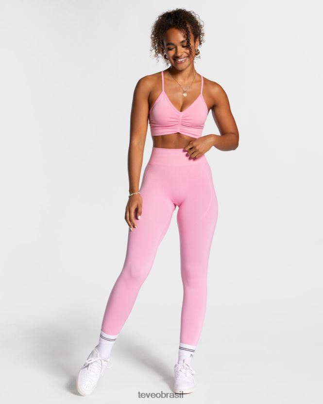 roupas mulheres TEVEO FJ4TZV162 legging de foco rosa