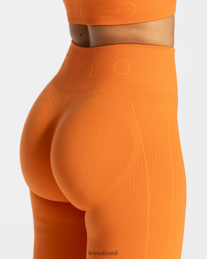 roupas mulheres TEVEO FJ4TZV163 legging de foco laranja