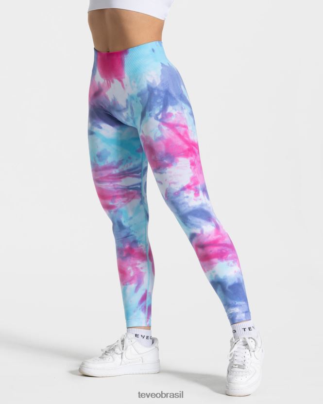 roupas mulheres TEVEO FJ4TZV59 legging tie-dye frio