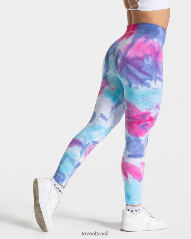 roupas mulheres TEVEO FJ4TZV59 legging tie-dye frio