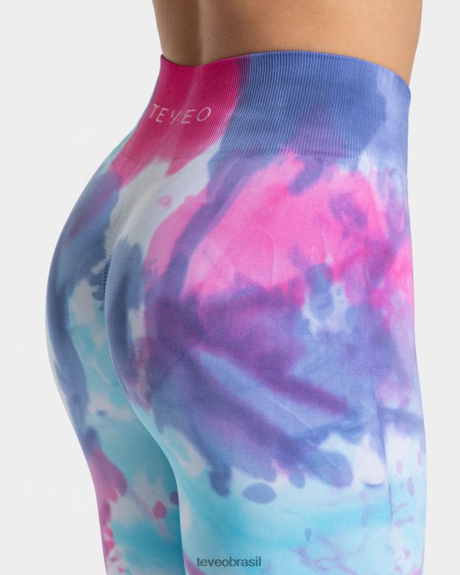 roupas mulheres TEVEO FJ4TZV59 legging tie-dye frio