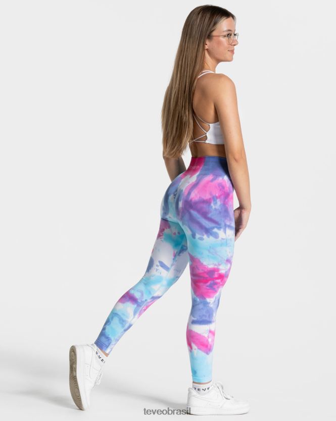 roupas mulheres TEVEO FJ4TZV59 legging tie-dye frio