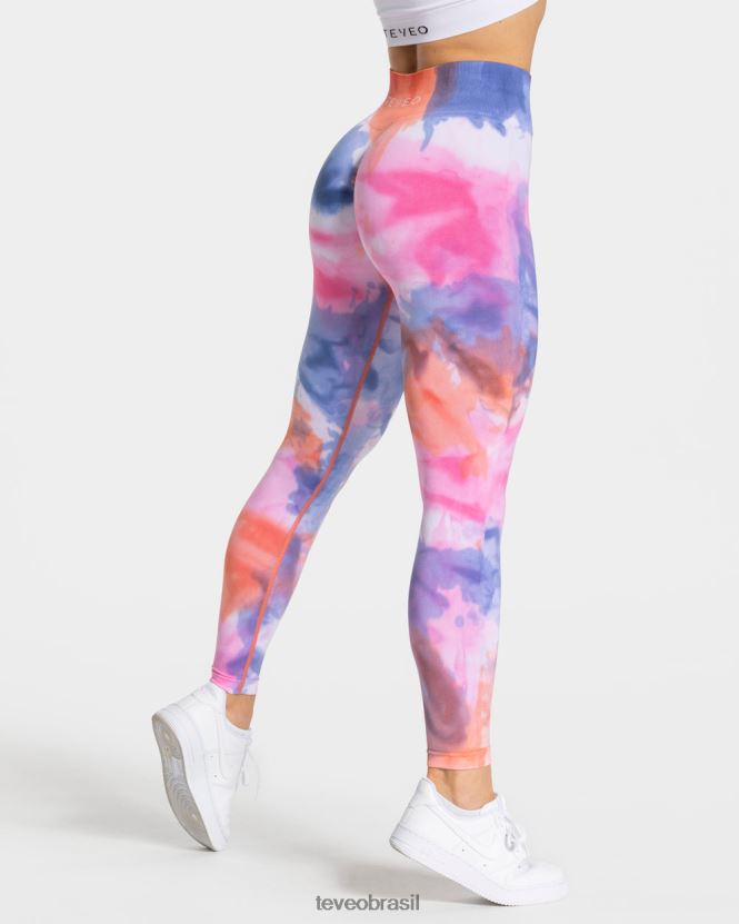 roupas mulheres TEVEO FJ4TZV69 legging tie-dye quente