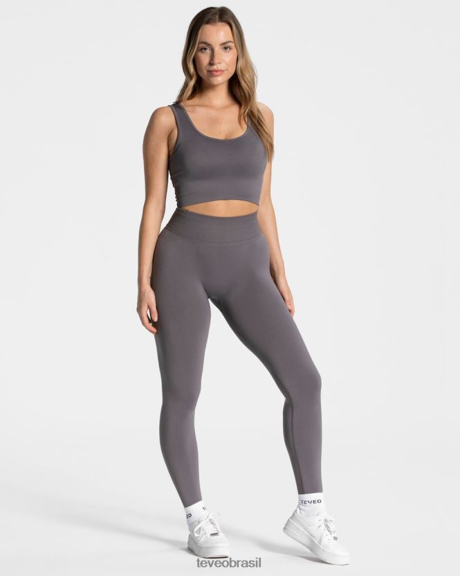 roupas mulheres TEVEO FJ4TZV70 leggings de sensação grafite