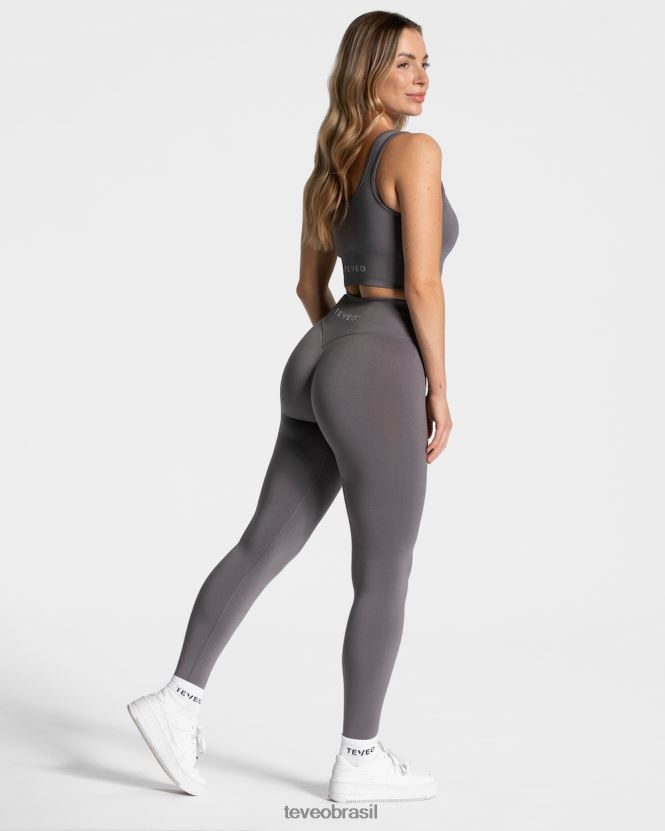 roupas mulheres TEVEO FJ4TZV70 leggings de sensação grafite