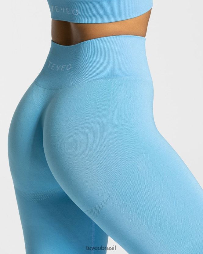 roupas mulheres TEVEO FJ4TZV73 leggings elegantes bebê azul