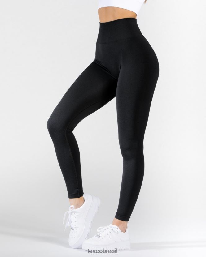 roupas mulheres TEVEO FJ4TZV80 leggings elegantes preto