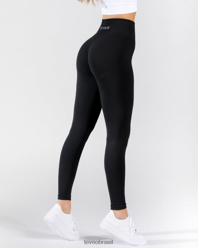 roupas mulheres TEVEO FJ4TZV80 leggings elegantes preto