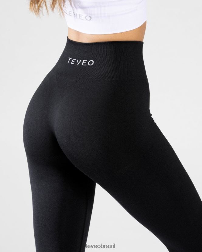 roupas mulheres TEVEO FJ4TZV80 leggings elegantes preto