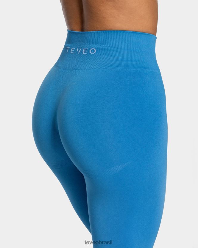 roupas mulheres TEVEO FJ4TZV81 leggings elegantes verão azul