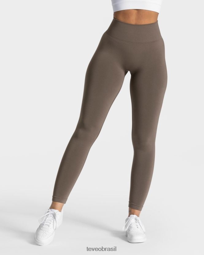 roupas mulheres TEVEO FJ4TZV83 leggings elegantes cinza