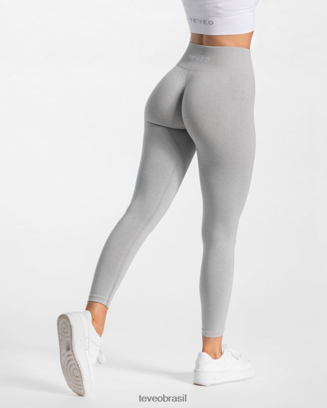 roupas mulheres TEVEO FJ4TZV90 legging atemporal cinza claro