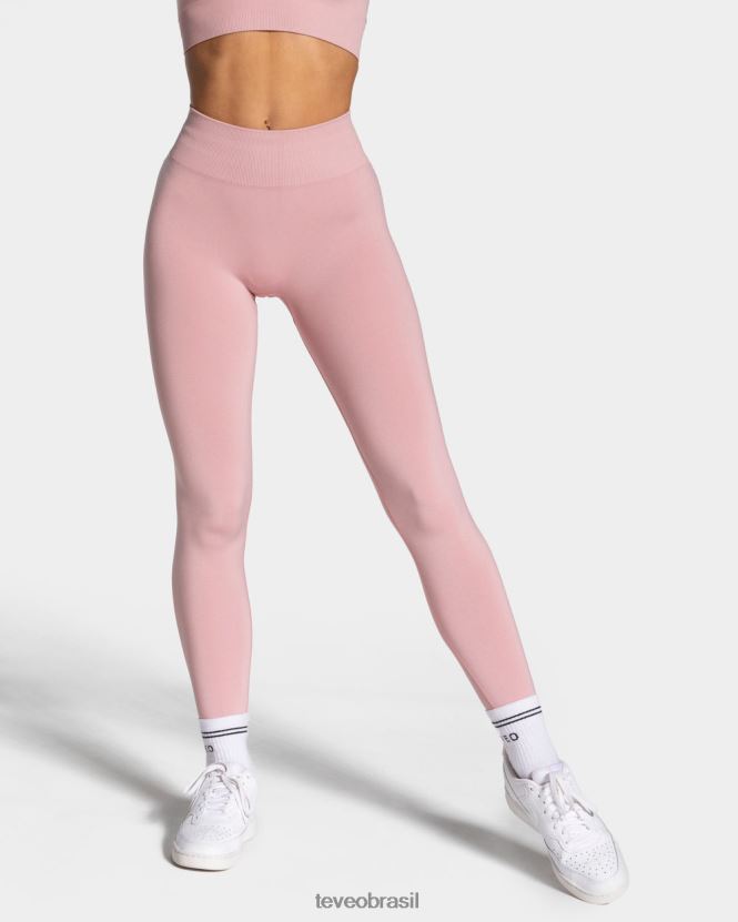 roupas mulheres TEVEO FJ4TZV94 legging atemporal rosa