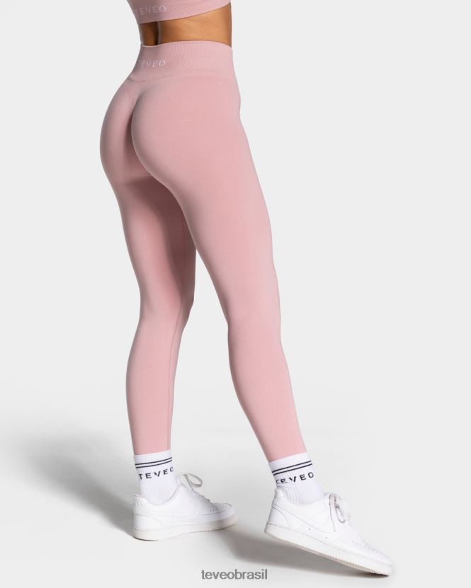 roupas mulheres TEVEO FJ4TZV94 legging atemporal rosa